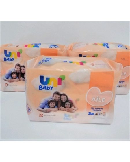 Aile Islak Mendil 3x52 3 Adet