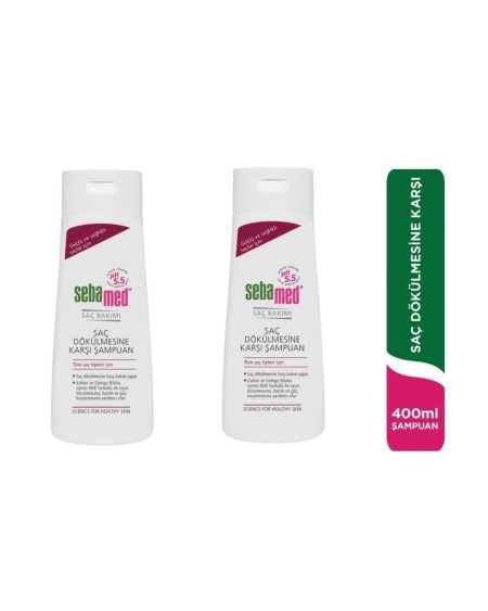 Anti Hairloss Saç Dökülmesine Karşı Şampuan 400 Ml 2 adet