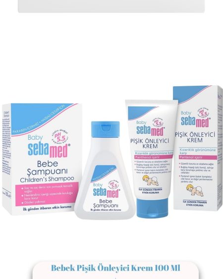 Baby pH 5.5 Avantaj Paketi (Bebek Şampuanı 150 ml & Pişik Önleyici Krem 100 ml)