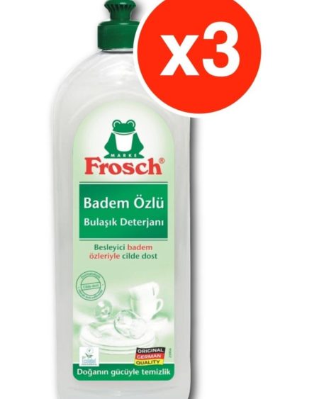 Badem Özlü Sıvı Bulaşık Deterjanı 750 Ml X 3 Adet