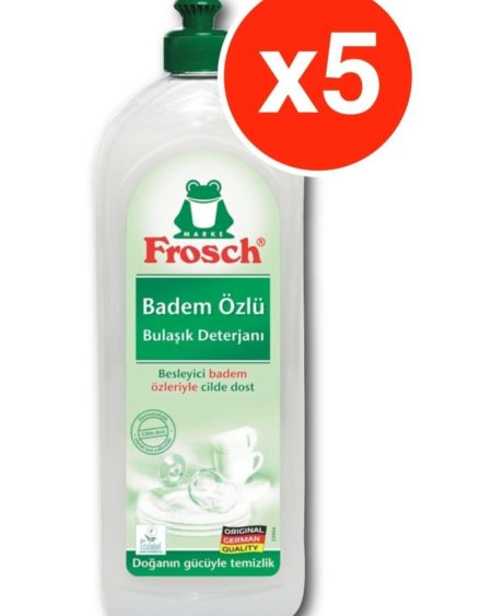 Badem Özlü Sıvı Bulaşık Deterjanı 750 Ml X 5 Adet