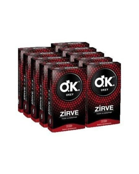 Bay Temur Tic. Okey Zirve Tırtıklı Ve Kabartmalı 100 Lü Paket