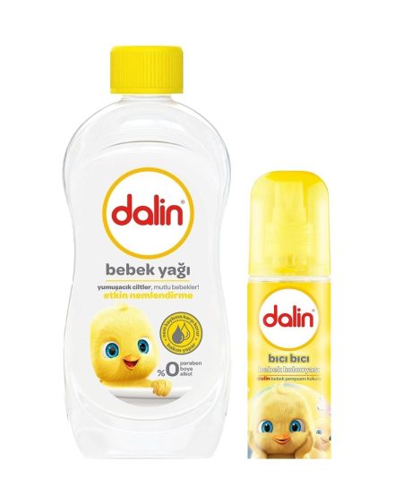 Bebe Yağı 500 ml + Dalin Bıcı Bıcı Kolonya 100 ml