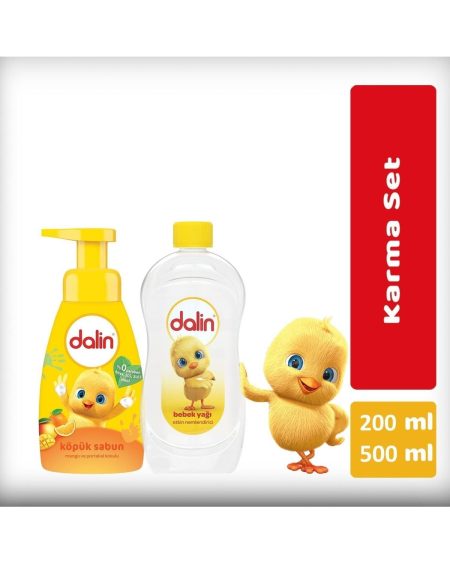 Bebe Yağı 500 ml Mango Ve Portakal Kokulu Köpük Sabun 200 ml
