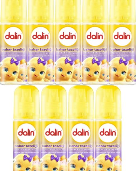 Bebek Kolonyası 150ml Bahar Tazeliği (MANOLYA-YLANG,YLANG-AMBER KOKULU) (9 LU SET)