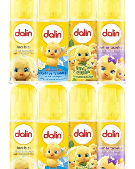 Bebek Kolonyası 150ml (BICI BICI-OKYANUS-LİMON-BAHAR) (KARMA 8 Lİ SET)