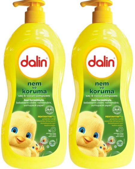 Bebek Saç & Vücut Şampuanı 700ML Nem ve Koruma Avakado Özlü (Pompalı) (2 Li Set)