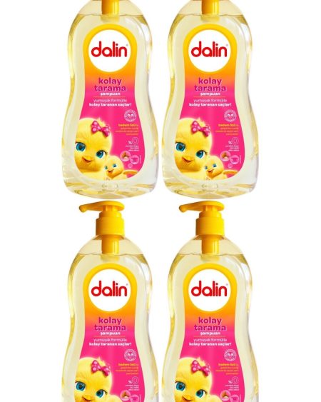 Bebek Şampuanı 700ML Kolay Tarama Badem Özlü Pompalı (4 Lü Set)
