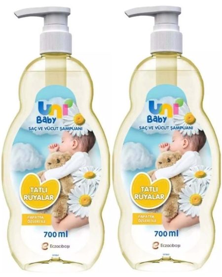 Bebek Şampuanı 700ml Tatlı Rüyalar (POMPALI) (2 Lİ SET)