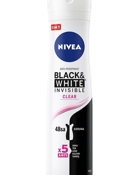 Black White Invisible Clear 150 ml Kadın Deodorant SPSPYGNP609203