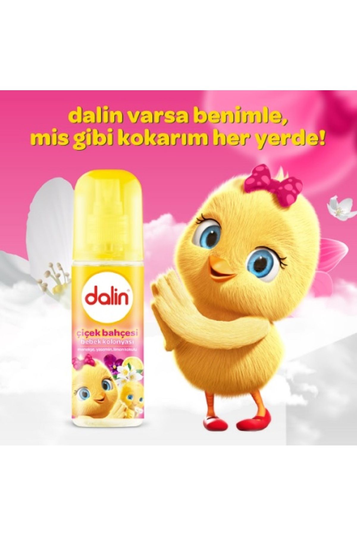 DALİN KOLAY TARAMA BEBEK BAKIM SETİ (Şampuan, Saç Spreyi, Kolonya) easy hair combing - Görsel 2