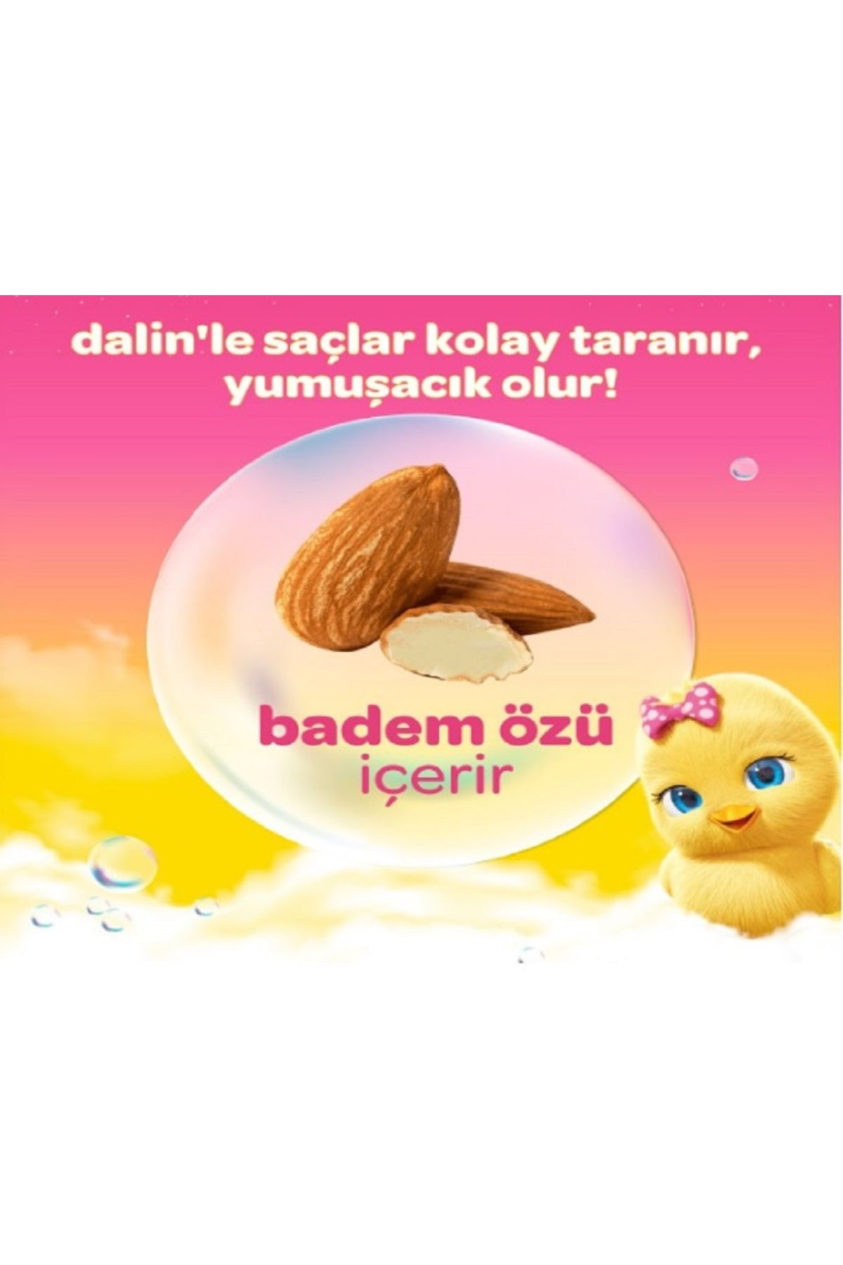 DALİN KOLAY TARAMA BEBEK BAKIM SETİ (Şampuan, Saç Spreyi, Kolonya) easy hair combing - Görsel 3