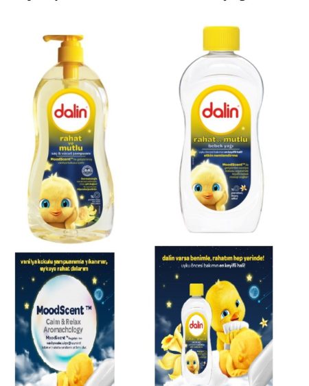 DALİN RAHAT VE MUTLU BEBEKLER ŞAMPUAN 700 ML, BEBEK YAĞI 300 ML