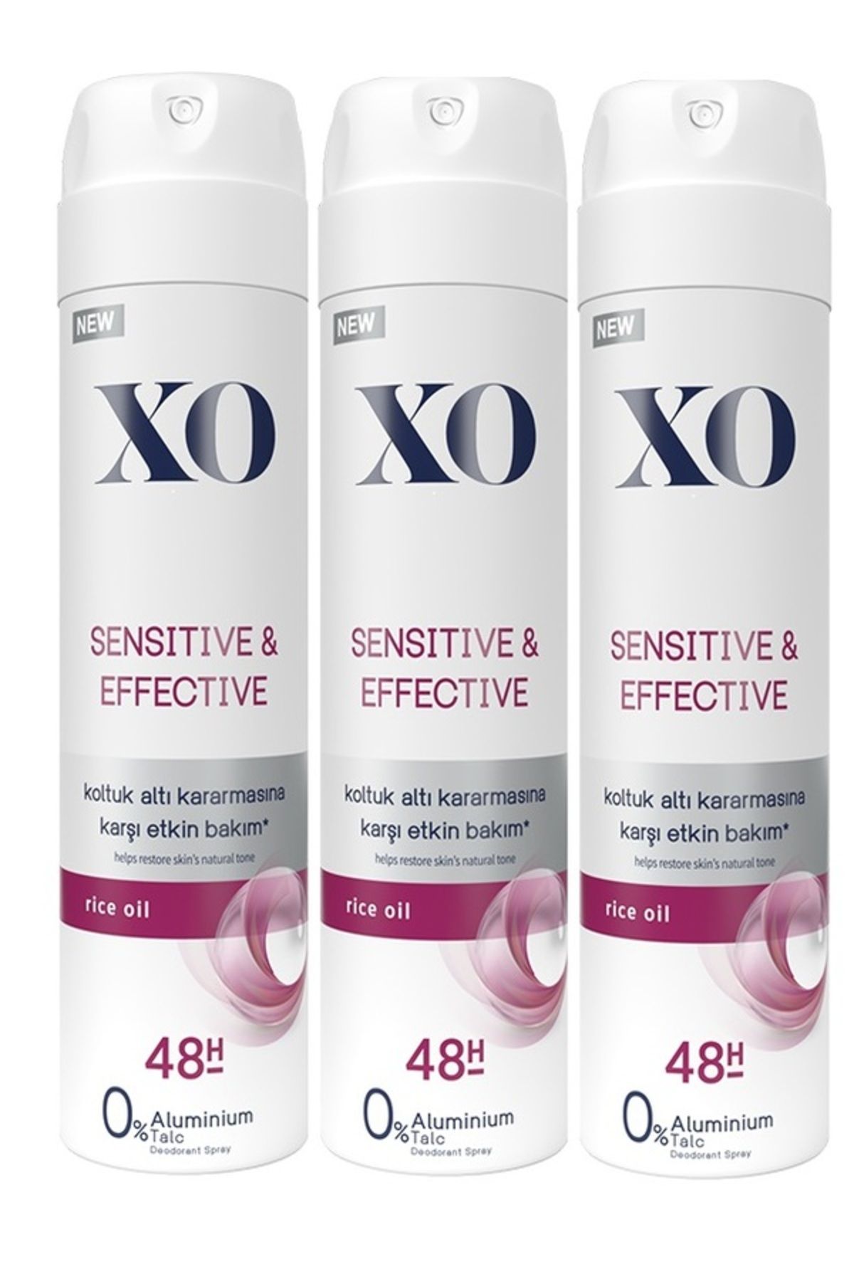DEO KADIN 150ML SENSITIVE&EFFECTIVE X 3 ADET