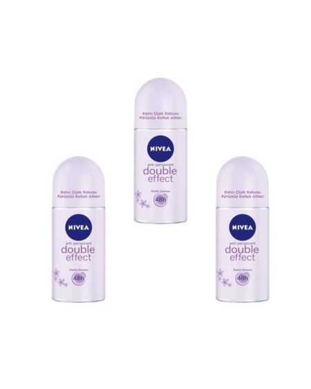 Deo Roll-on Kadın Deodorant Double Effect 50 Ml 3 Adet