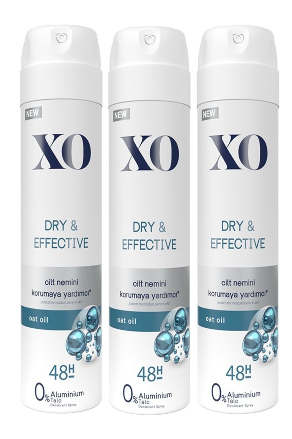 DEODORANT 150 ML DRY EFFECTIVE X 3 ADET