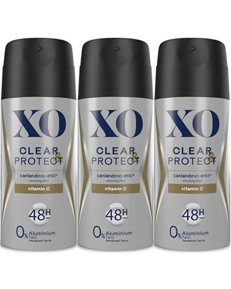 Deodorant 150ml Men-erkek Clear & Protect (3 LÜ SET)