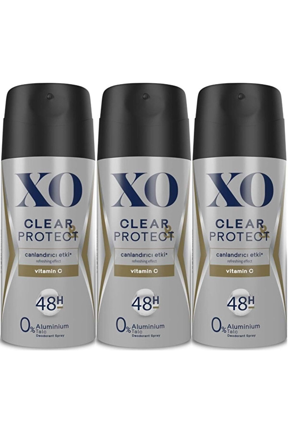 Deodorant 150ml Men-erkek Clear & Protect (3 LÜ SET)