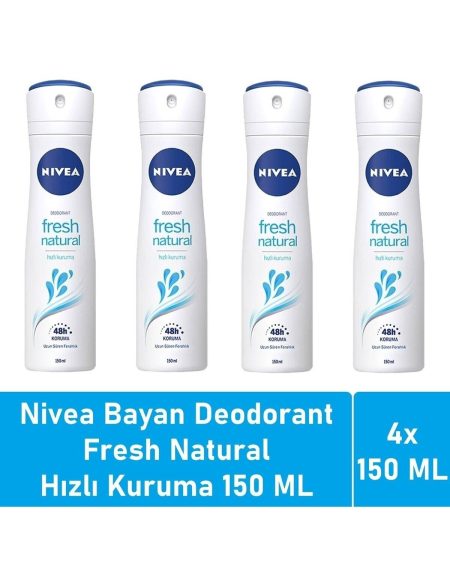 Deodorant Fresh Natural 150 ML - 4'lü Avantaj Paketi