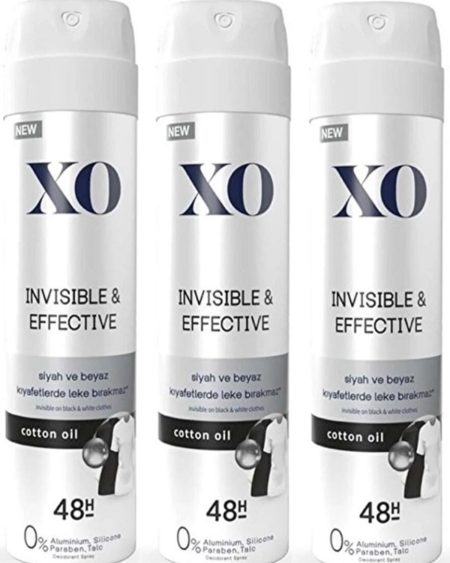 DEODORANT KADIN 150ML INVISIBLE EFFECTIVE X 3 ADET