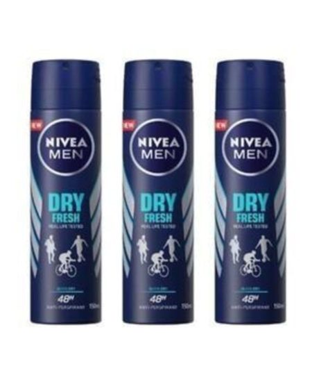 Dry Fresh Erkek Deodorant 150 ml X 3 Adet