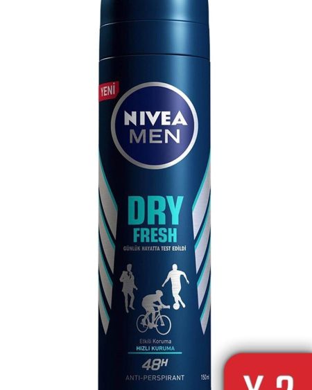 Dry Fresh Erkek Sprey Deodorant 150 Ml X 2 Adet