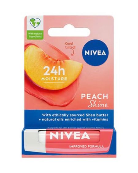 Dudak Bakım Kremi ve Dudak Parlatıcısı Şeftali 4,8 g 24 Saat Nem