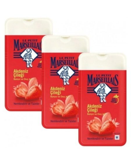 Duş Jeli Akdeniz Çileği 400ml X3