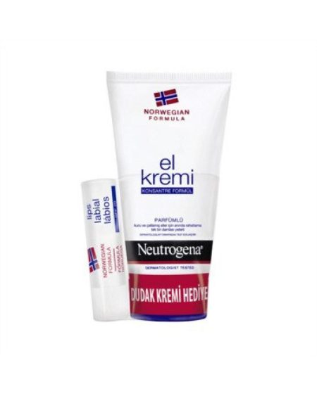 El Kremi 75 ml + Dudak Nemlendiricisi Seti Parfümlü