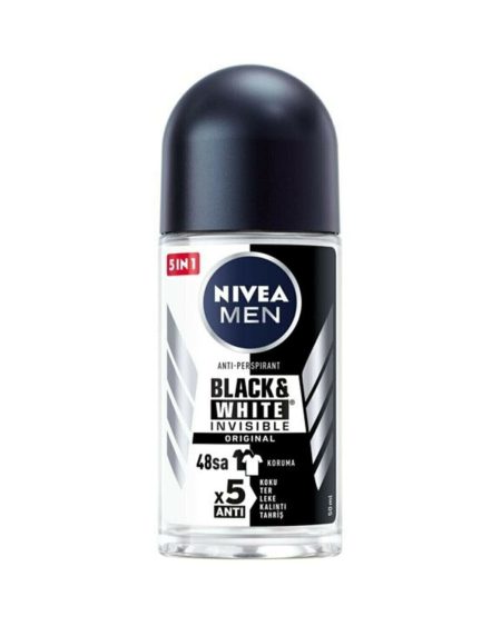 Erkek  Invisible Black White Original Roll-on 50 Ml