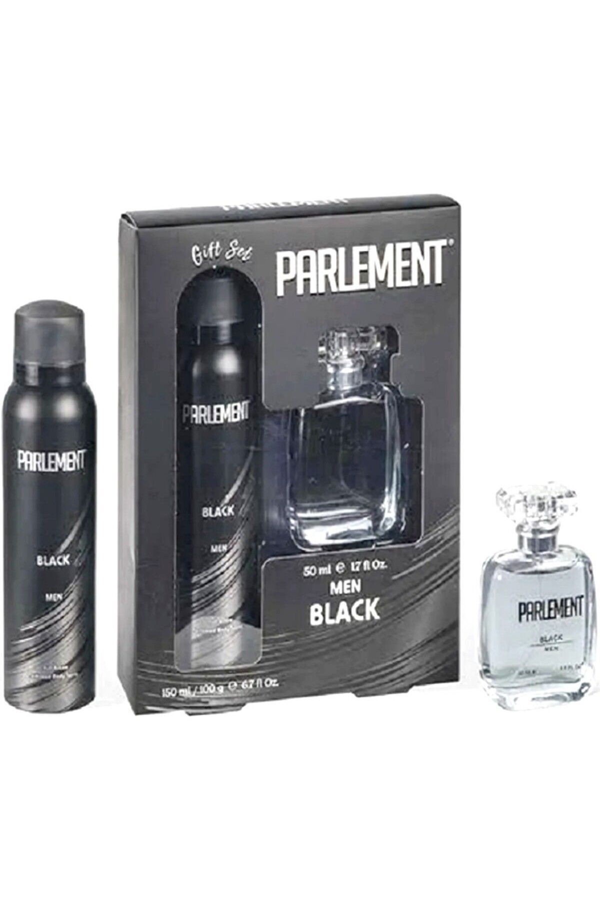 Erkek Parfüm 50  ml  Deodorant 150 ml Classic Black Men