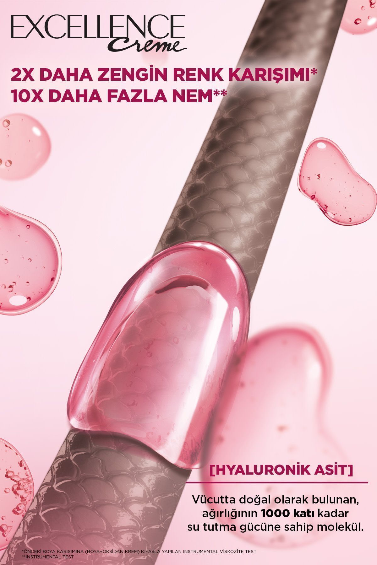 Excellence Creme Saç Boyası 6.32 Altın Açık Kahve - Görsel 4