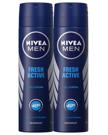 Fresh Active Erkek Sprey Deodorant 150 Ml X2