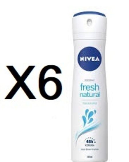 Fresh Natural Deo Sprey 150ml X 6 Adet