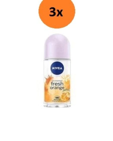 Fresh Orange Kadın Deodorant Roll-on 50 Ml 3'lü Set