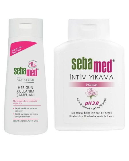 Genital Bölge Yıkama Jeli 200 Ml + Şampuan Hergün Kullanım 200 Ml