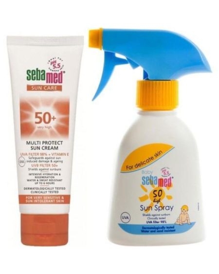 Güneş Kremi Spf 50 Bebek Yetişkin Set İkili