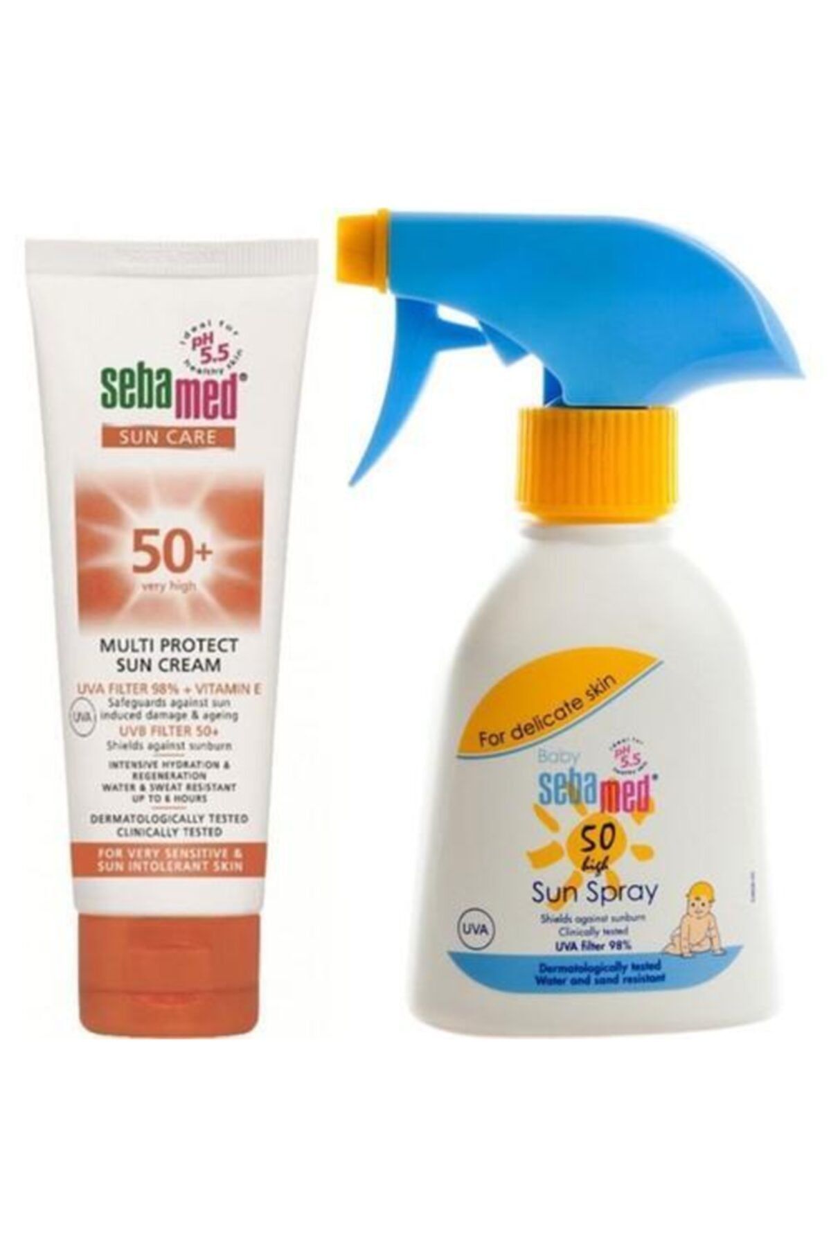 Güneş Kremi Spf 50 Bebek Yetişkin Set İkili