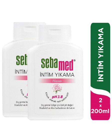 Intim Likit  Genital Bölge Temizleyici 200 ml x 2  Lwssetintim