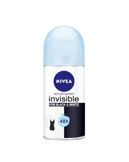 Invisible Black White Pure 50 ml Kadın Roll-on