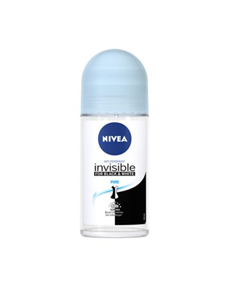 Invisible Black & White Pure Roll-on 50 Ml