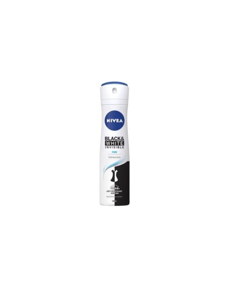 Invisible Black&whıte Pure Sprey Deodorant 150ml Kadın
