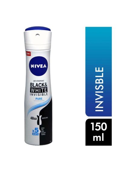 İnvisible For Black White Deodorant Pure 150 Ml
