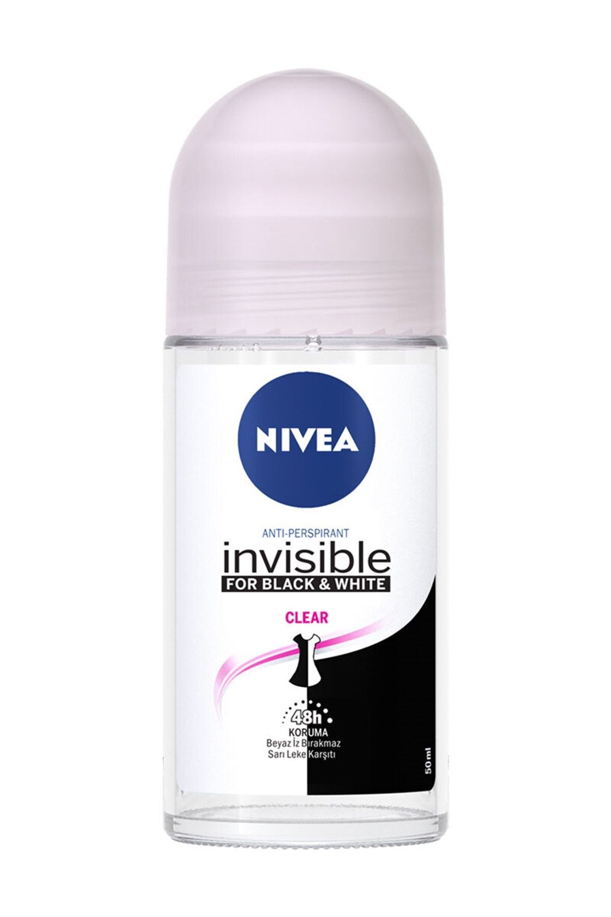 Invisible For Black & White Roll-on Clear 50 ml