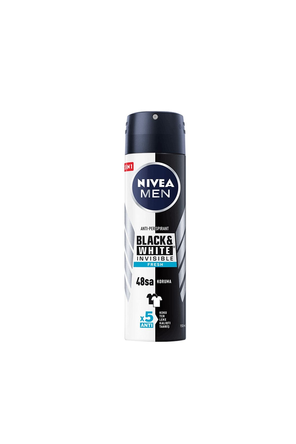 Invisinle Black And White Fresh Erkek Deodorant 150 Ml