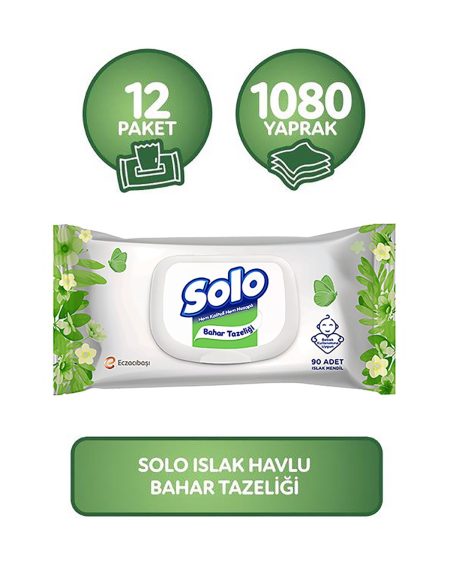 Islak Havlu Bahar Tazeliği 12'li Set 1080 Yaprak