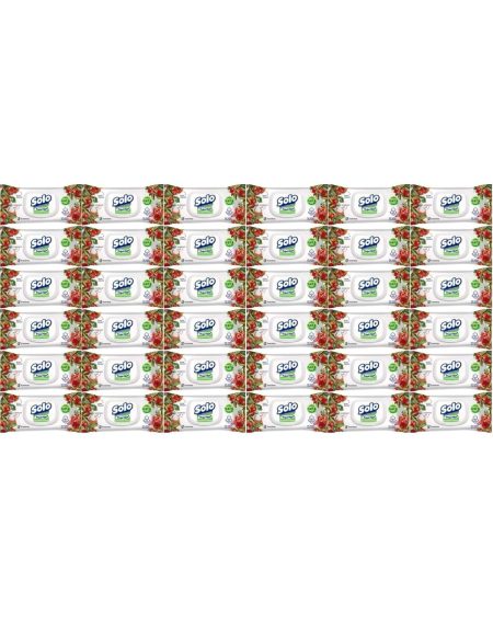 Islak Havlu Mendil 50 Yaprak Elma Sirkesi & Karbonat (36 LI SET) (12PK*3) 1800 Yaprak