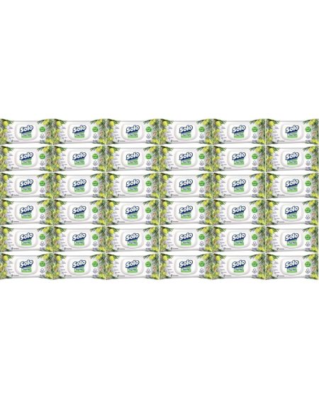 Islak Havlu Mendil 50 Yaprak Limon & Biberiye (36 LI SET) (12PK*3) 1800 Yaprak