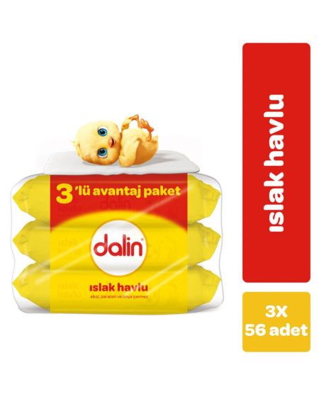 Islak Mendil Havlu 56'lı 3'lü Avantaj Paket 168 Yaprak