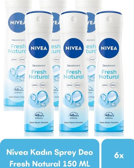 Kadın Deodorant Fresh Natural 150 ML X 6 Adet